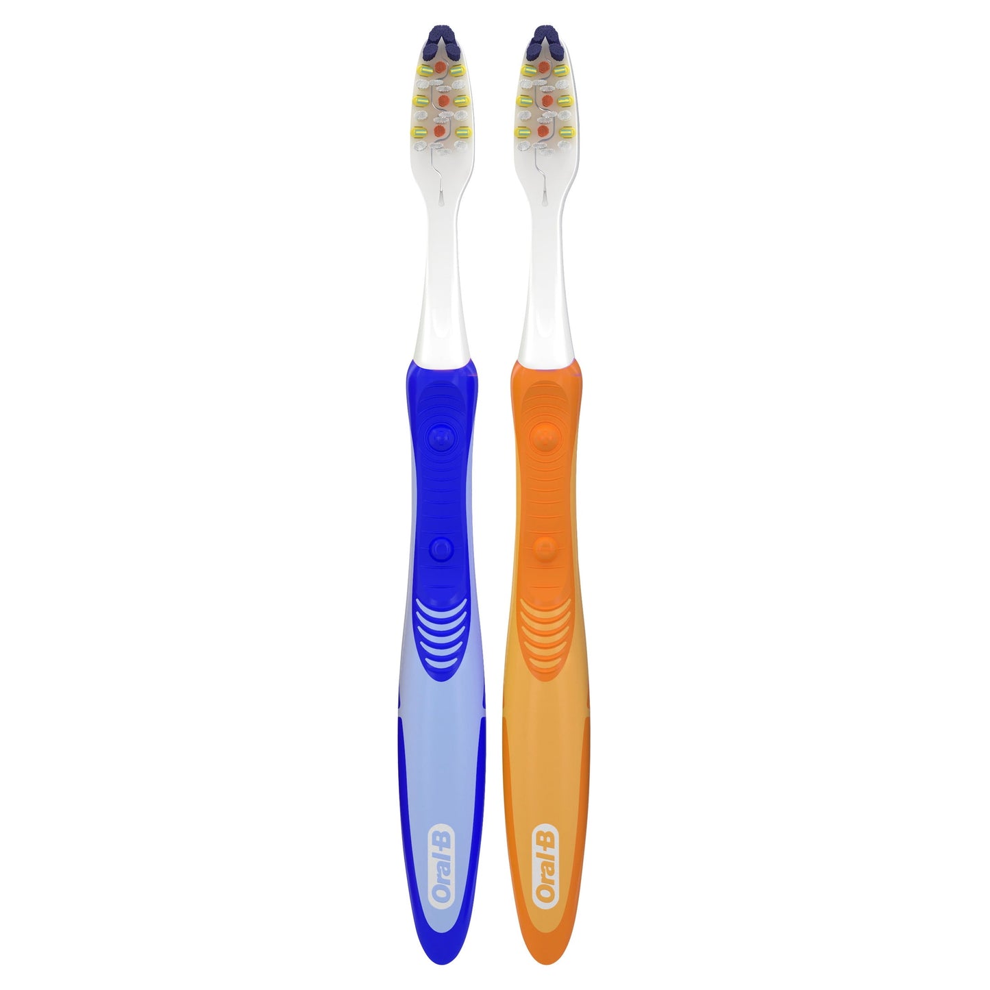 Oral-B Toothbrush Pack, Expert Clean Pulsar Battery Powered Toothbrush, Medium, 2 Count