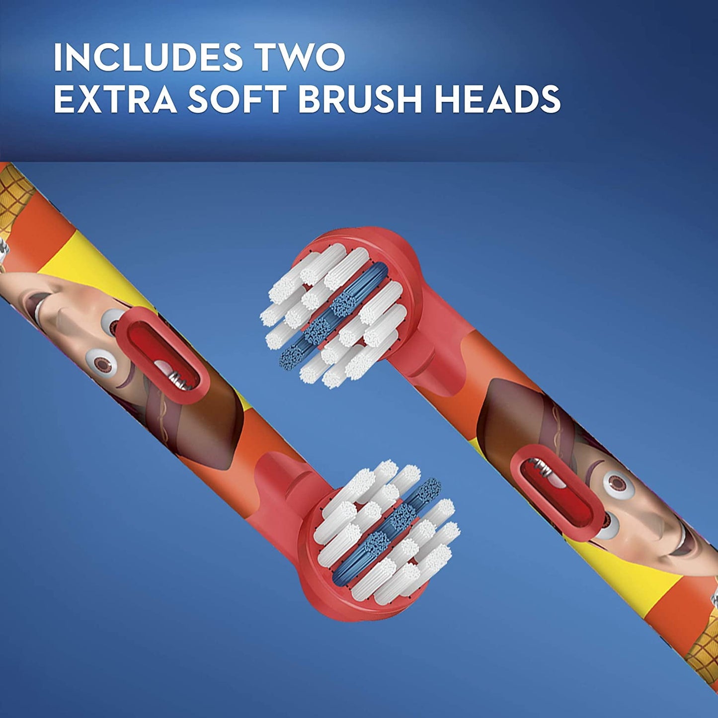 Oral-B Kids Extra Soft Replacement Brush Heads, Pixar Favorites, 2 Count *Characters may vary