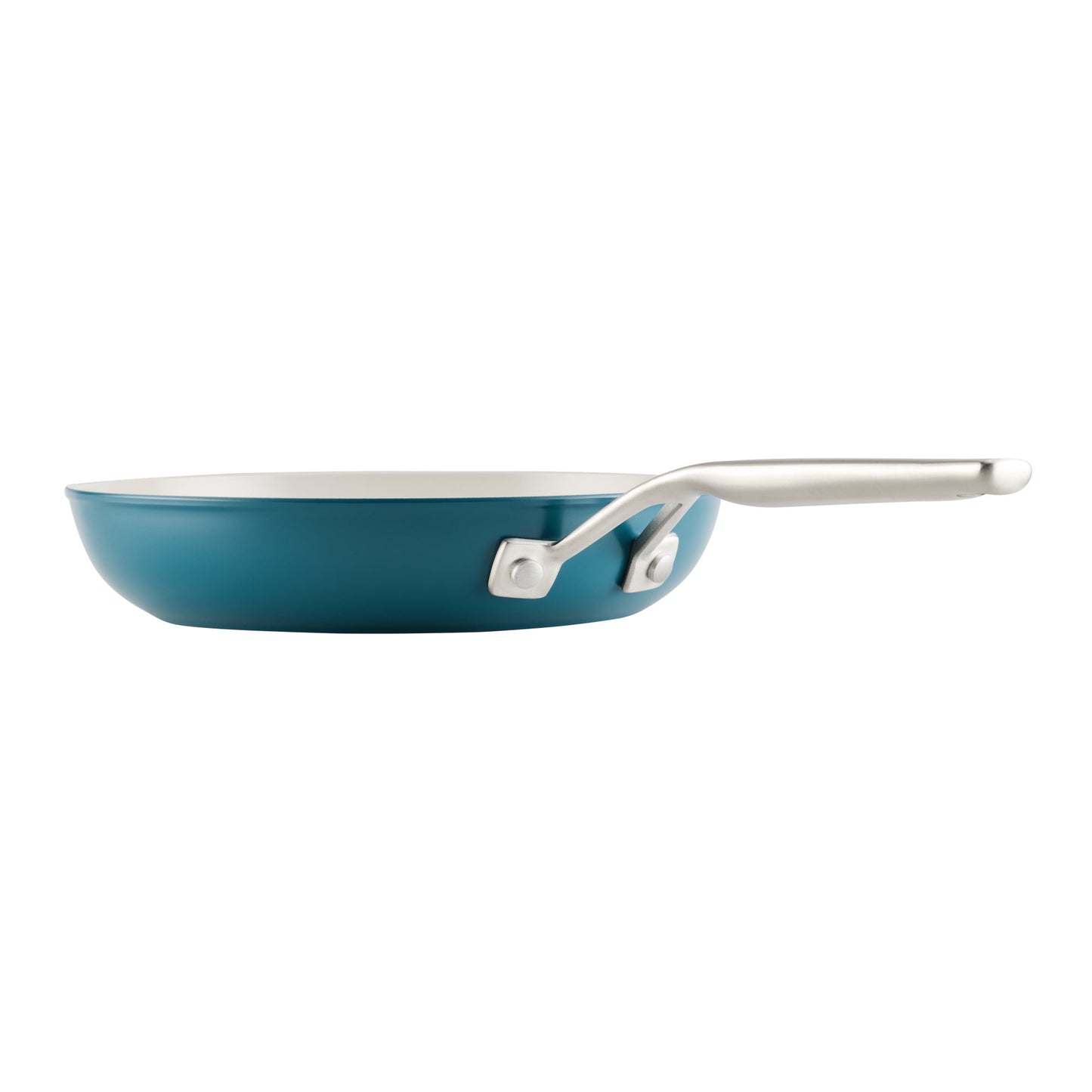 KitchenAid Hard-Anodized 10 Pcs Ceramic Induction Cookware Set, Dishwasher Safe and Oven Safe to 500°F, Agave Blue