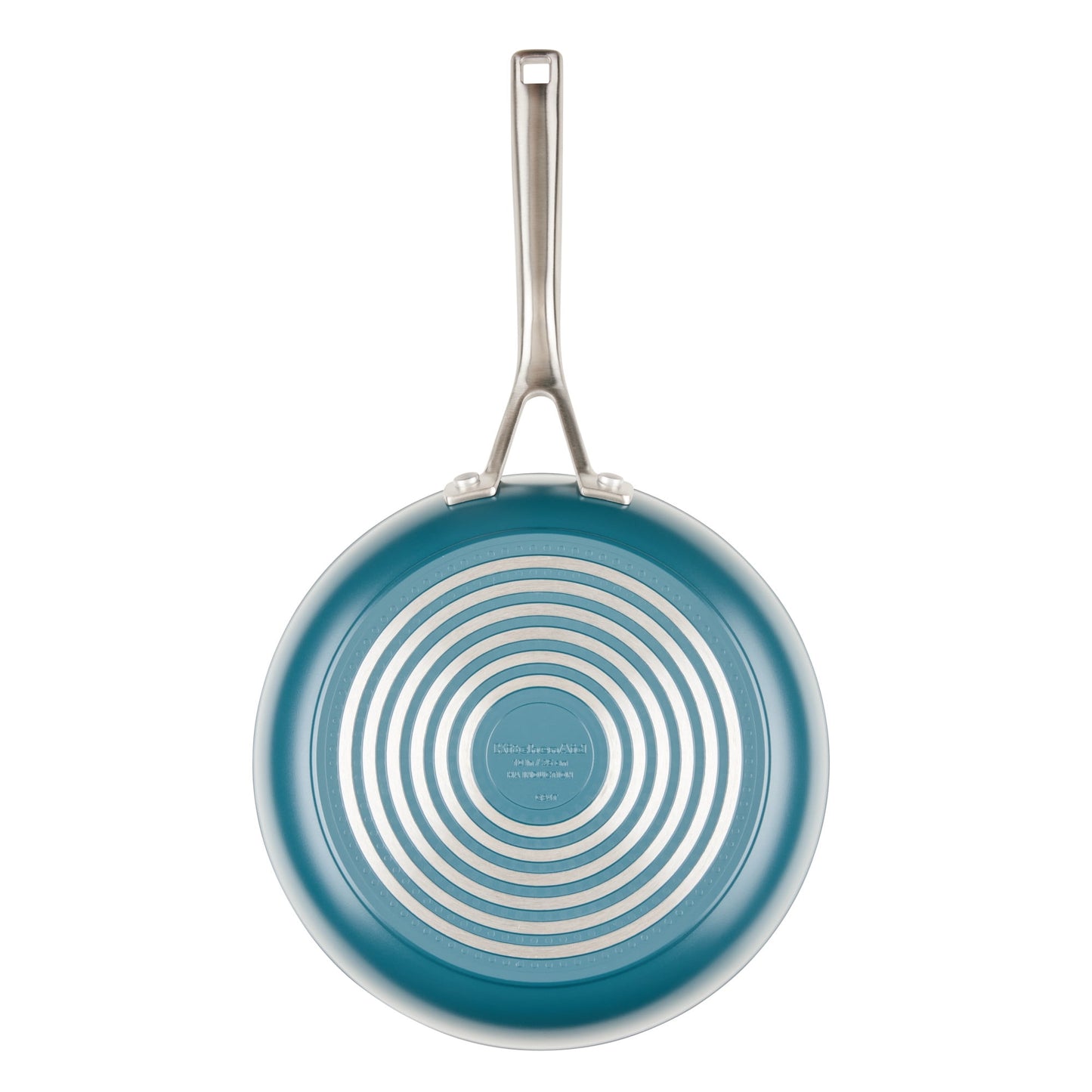 KitchenAid Hard-Anodized 10 Pcs Ceramic Induction Cookware Set, Dishwasher Safe and Oven Safe to 500°F, Agave Blue