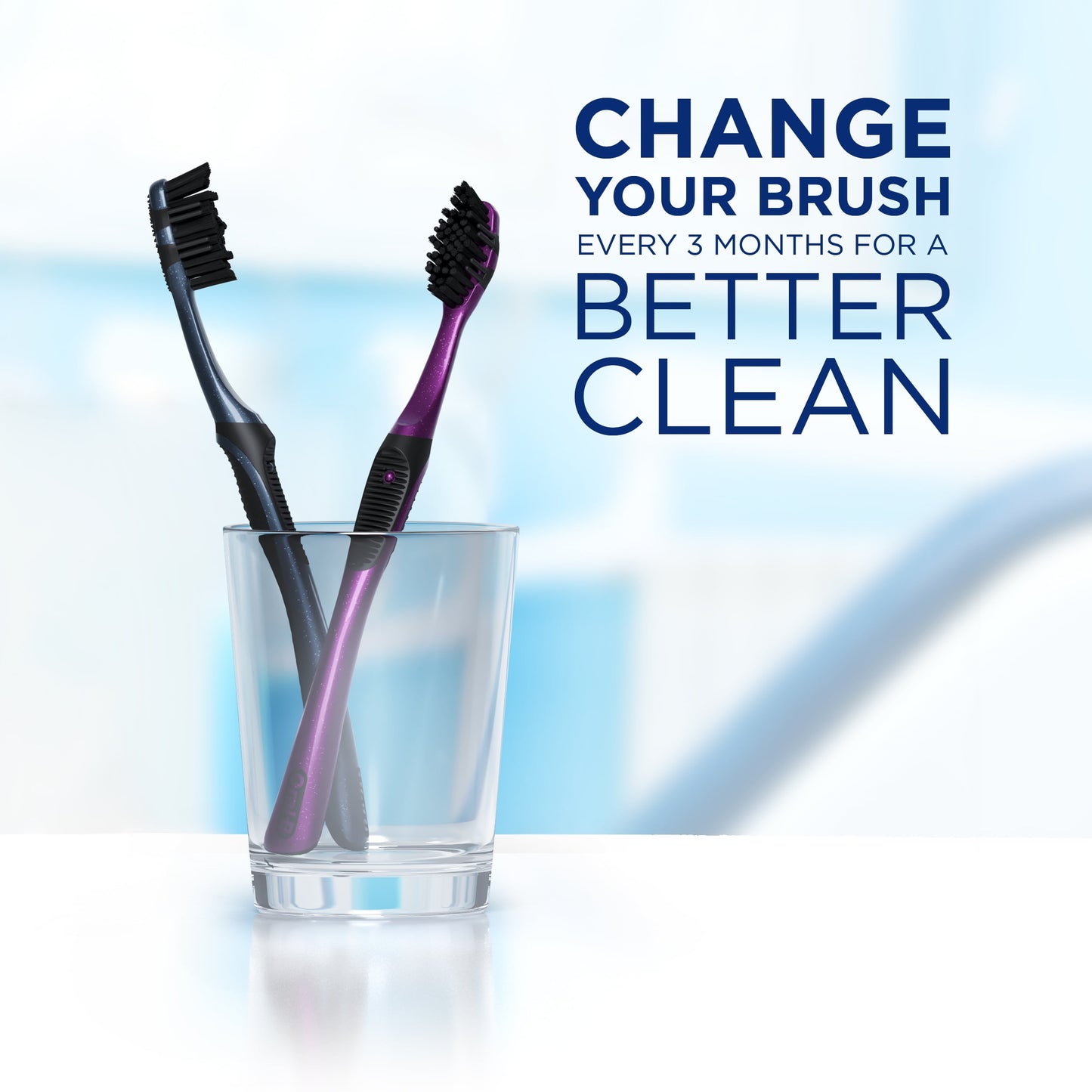 Oral-B Charcoal Manual Toothbrush, Medium, 2 Count, for Adults &amp; Children 3+