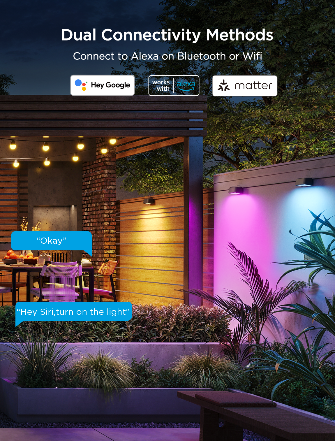 Govee Outdoor Deck Light - LED, 72 Ft Cord, Modern Style - 12 Pack