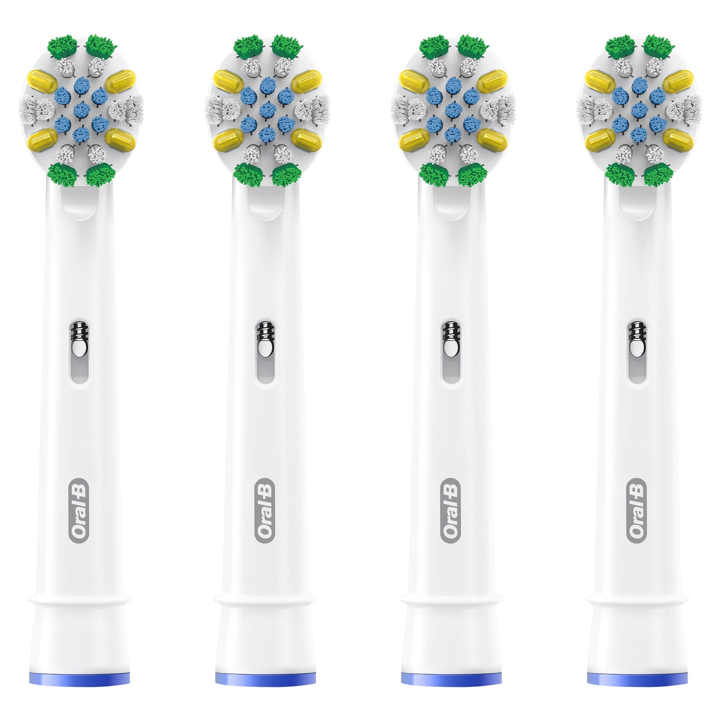 Oral‑B Toothbrush Heads, FlossActionX Electric Toothbrush Replacement Heads with X‑Filament, 4 Count