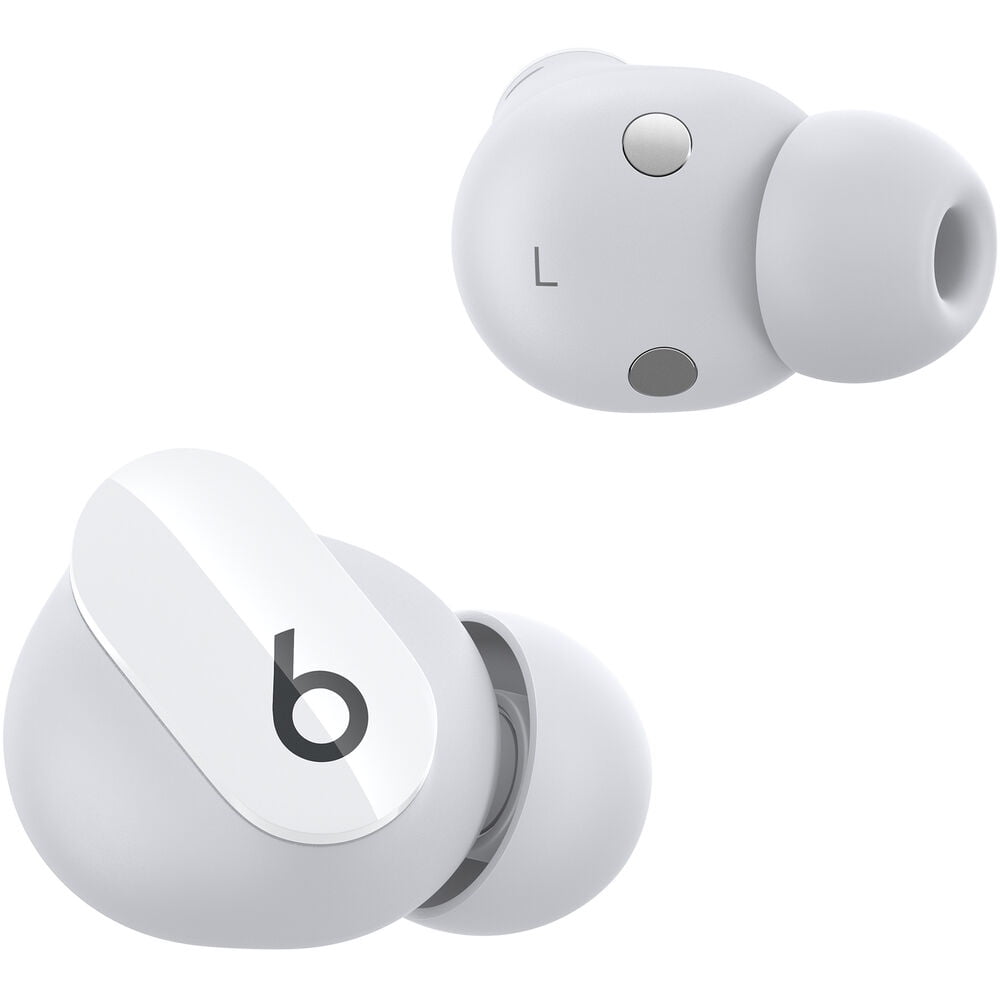 Beats by Dr. Dre Studio Buds Noise Canceling True Wireless In-Ear Headphones (White) Bundle with Accessories
