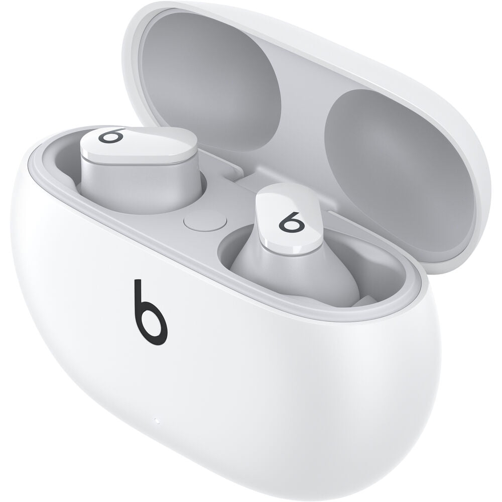 Beats by Dr. Dre Studio Buds Noise Canceling True Wireless In-Ear Headphones (White) Bundle with Accessories