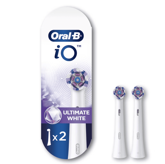 Oral-B IO Ultimate White Electric Toothbrush Replacement Head. 2 pack