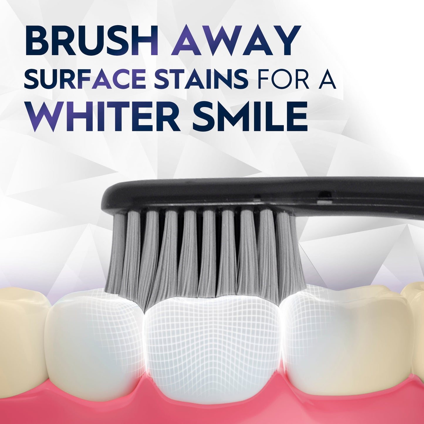 (4 pack) Oral-B Toothbrush Pro Whitening Brilliance, Extra Soft, Black, 1 Count