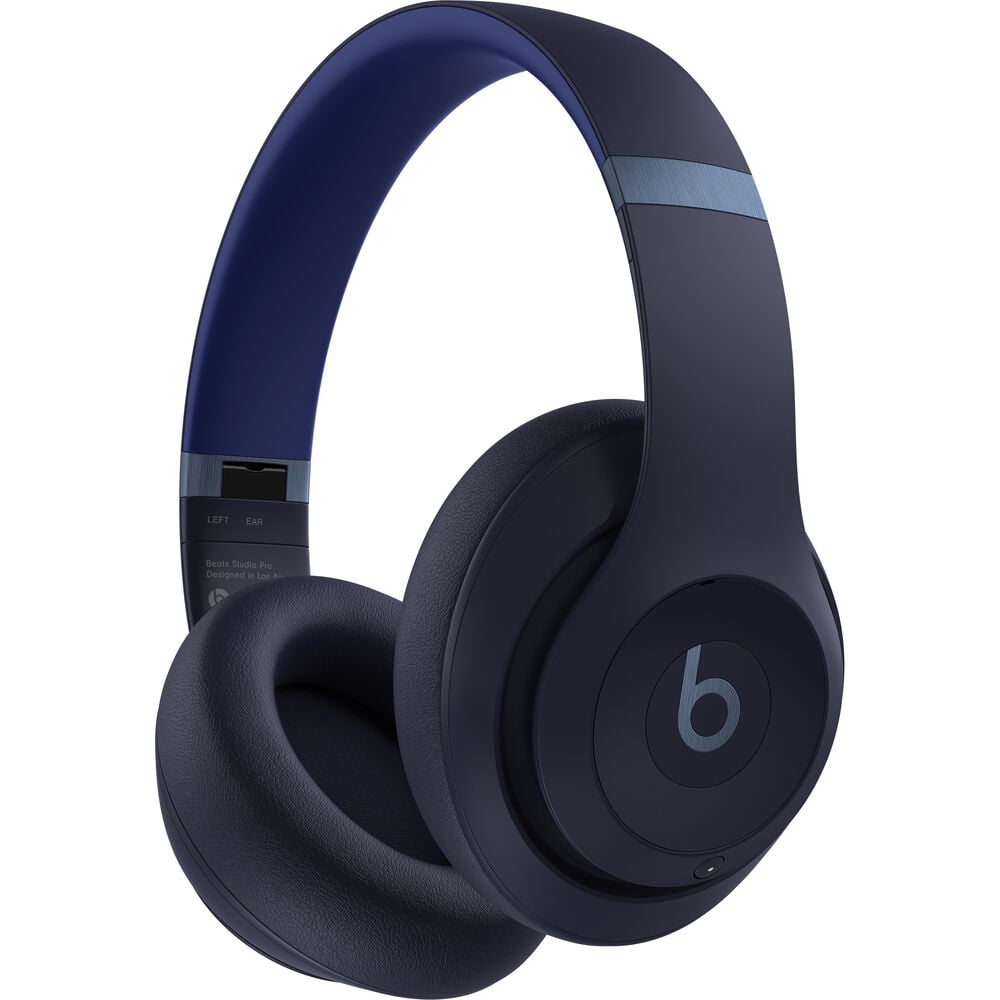 Beats by Dr. Dre Studio Pro Wireless Over-Ear Headphones (Navy) Bundle with Accessories