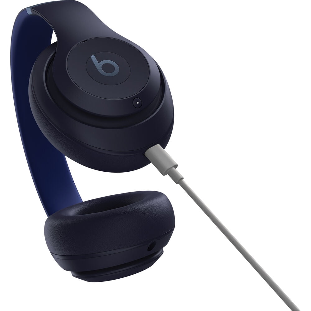 Beats by Dr. Dre Studio Pro Wireless Over-Ear Headphones (Navy) Bundle with Accessories