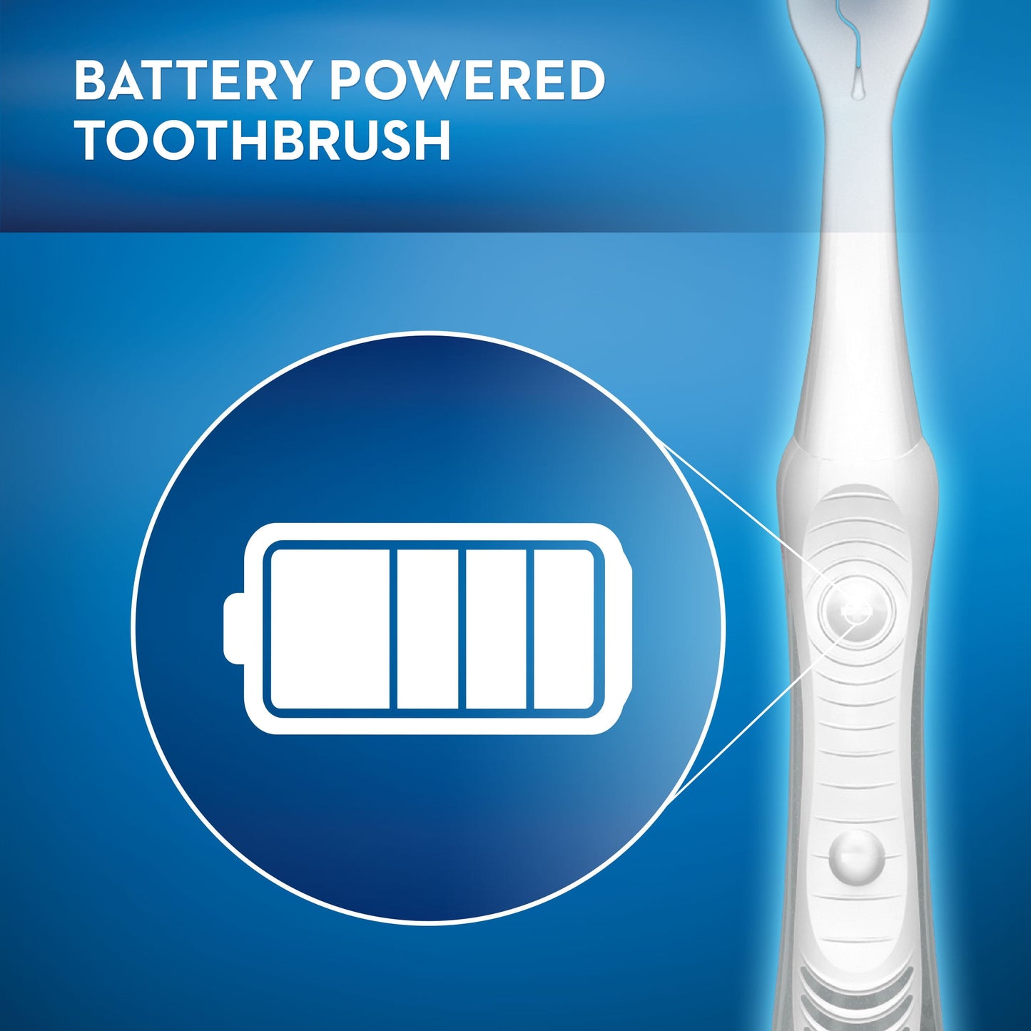 Oral-B Micro Pulse Battery Electric Toothbrush, Medium, 2 Ct