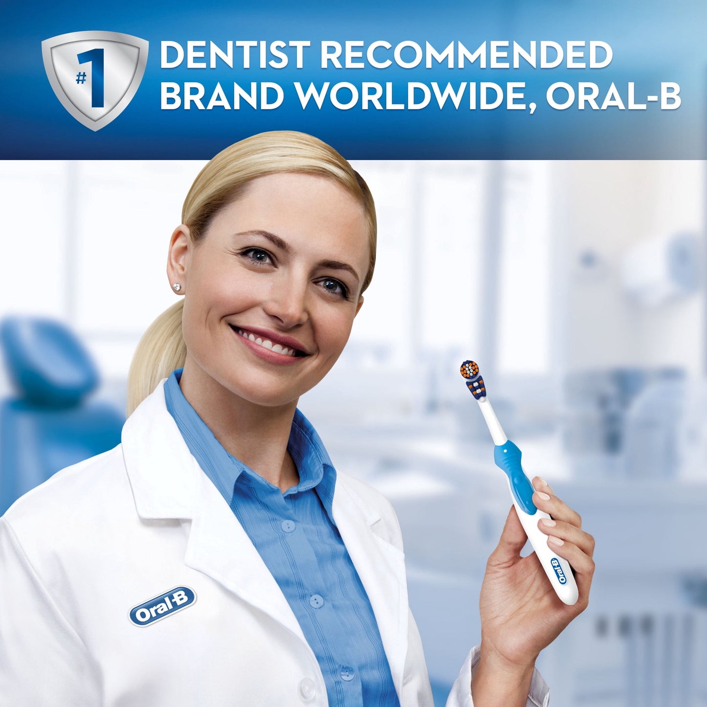 Oral-B Toothbrush, 3D White Battery Toothbrush, 1 Count, Colors May Vary, for Adults and Children 3+