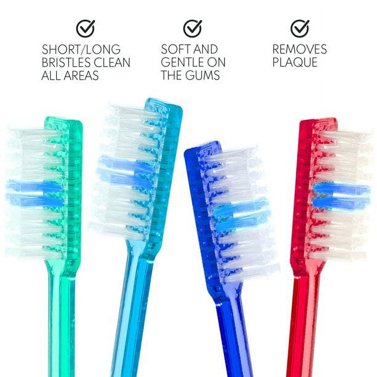Oral B Max Family Pack Multicolored Toothbrushes With Travel Covers -12 pack
