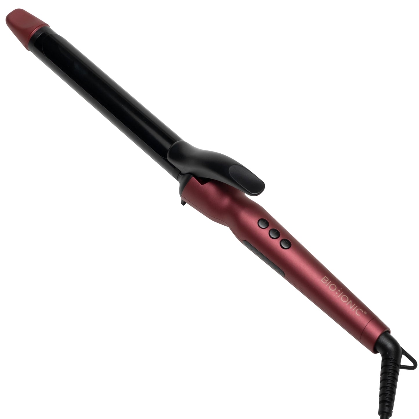 Bio Ionic Long Barrel Styler, 1" Curling Iron, Curling Wand, Adjustable Heat Hair Curler
