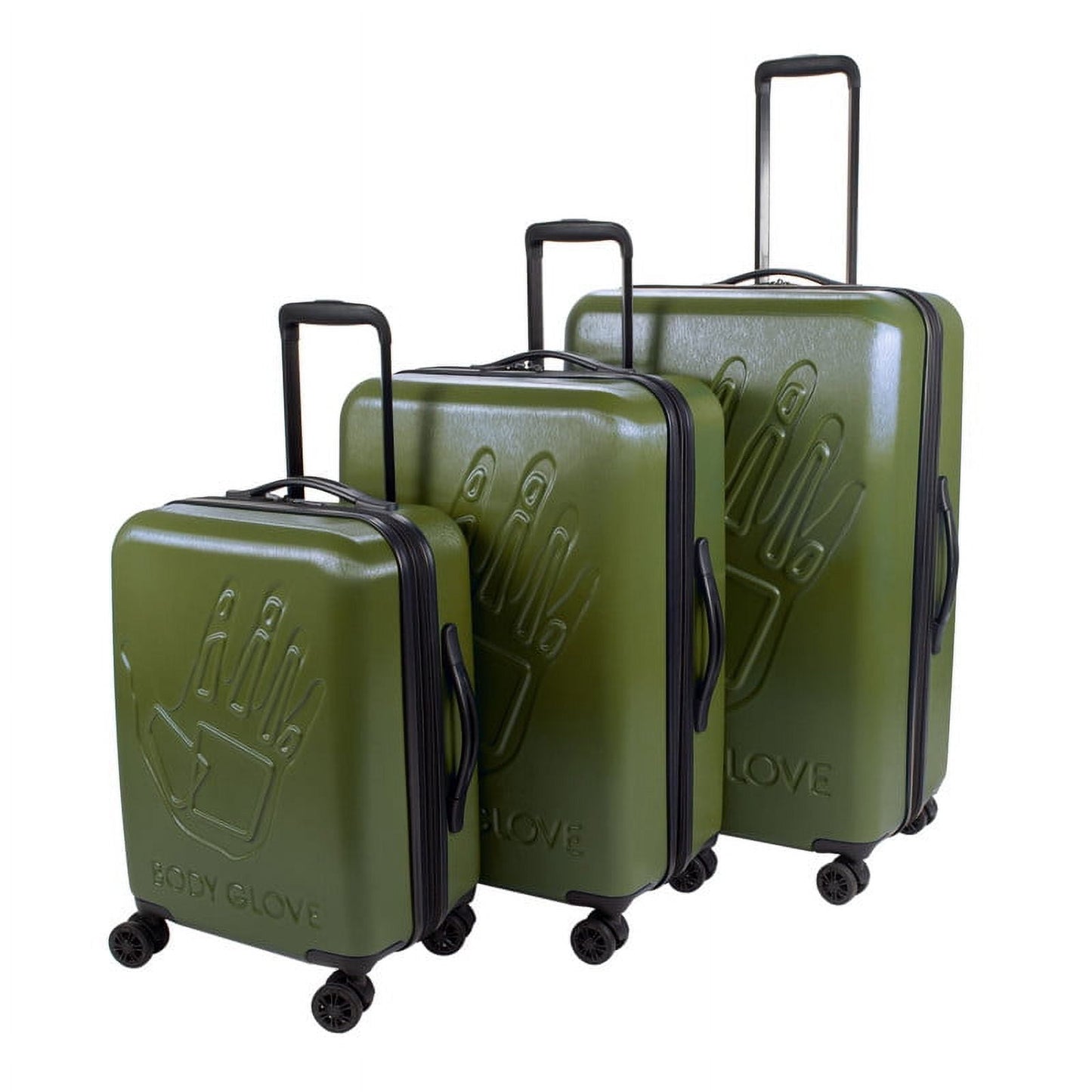 Body Glove Redondo 3-Piece Hardside Spinner Luggage Set