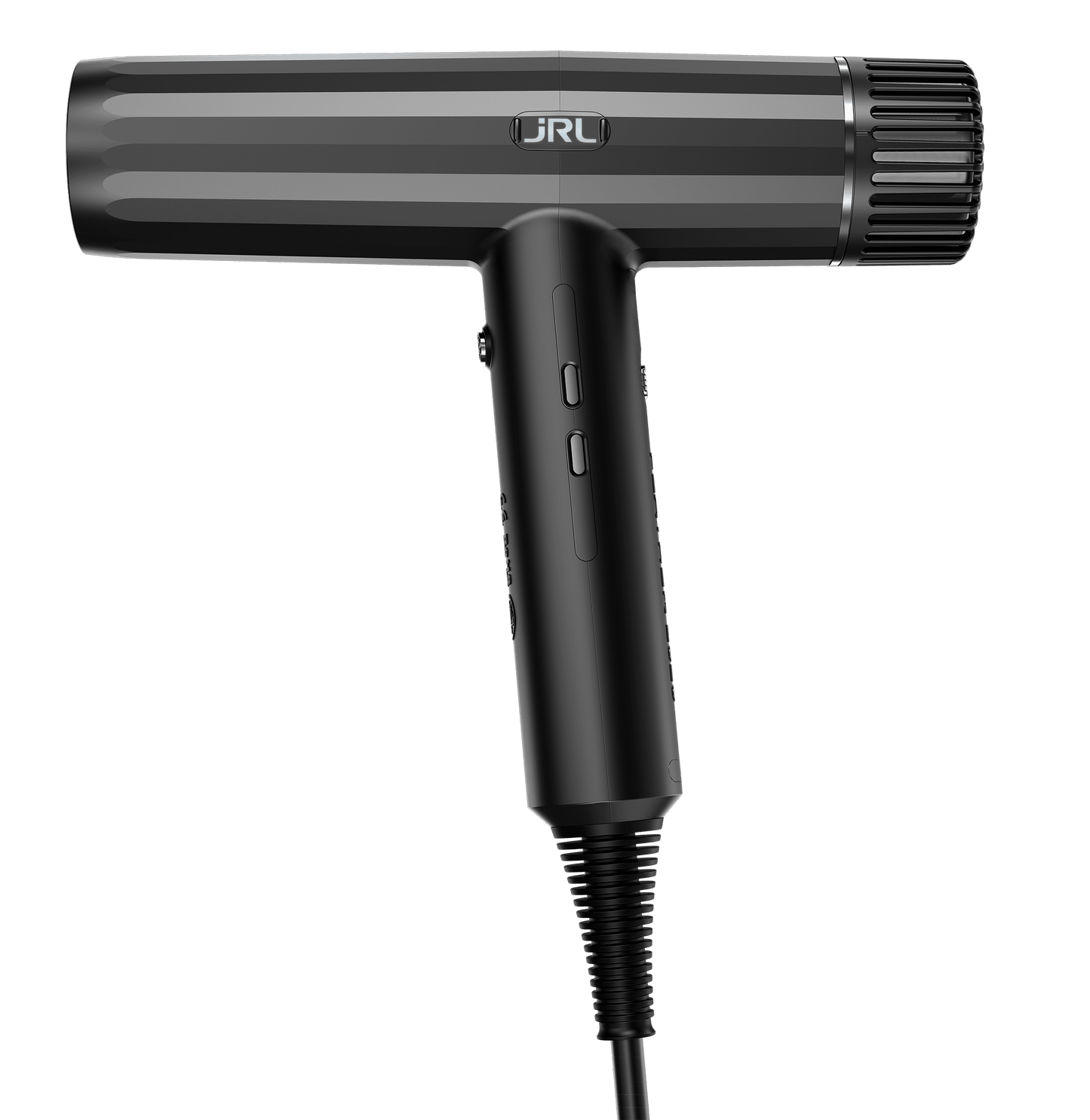 JRL USA Forte Pro Dryer - Ionic, 3 Settings for Speed and Temp, Ceramic (Black)