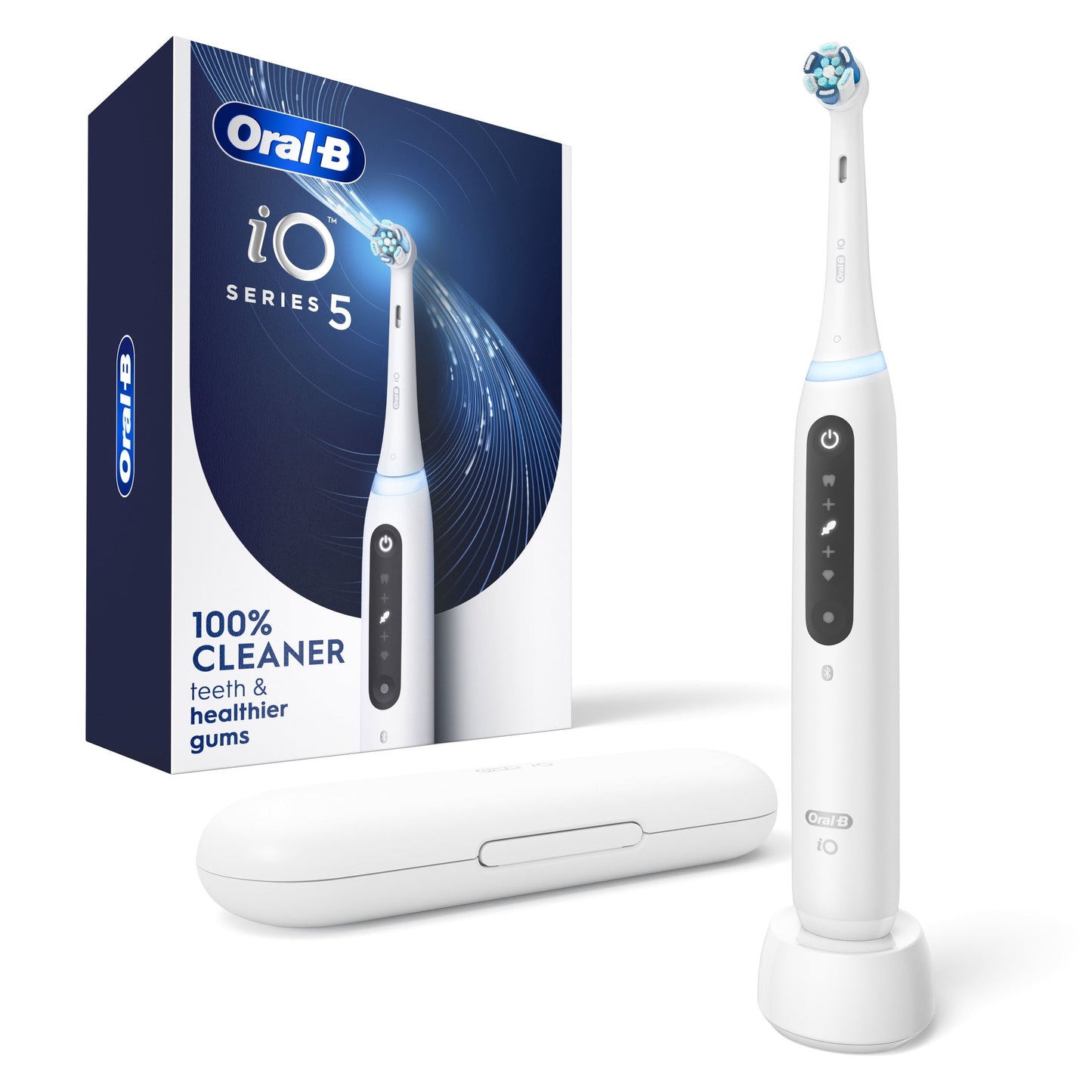 Oral-B Toothbrush, iO Series 5 Electric Toothbrush with (1) Brush Head, Rechargeable, Black