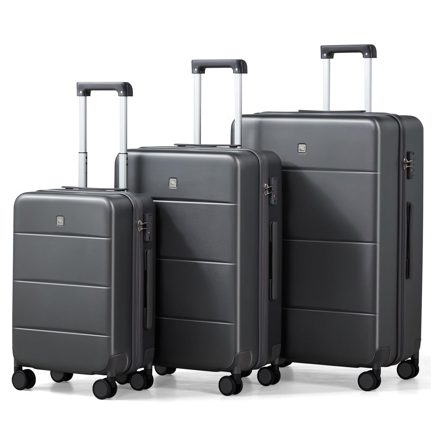Hanke 26 Inch Luggage Large Suitcase With Spinner Wheels Tsa Luggage Suitcases Traveler's Choice Hard Case Luggage For Women &amp; Men Rolling Checked Luggage(Cuba Sand)